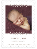 Acorn and Twig Frame Birth Announcements