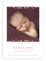 Acorn and Twig Frame Birth Announcements