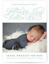 Say Hello Birth Announcements