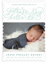 Say Hello Birth Announcements