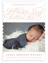 Say Hello Birth Announcements