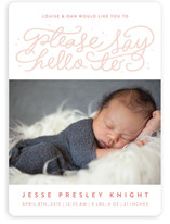 Say Hello Birth Announcements