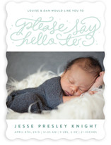Say Hello Birth Announcements