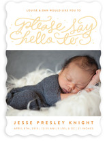 Say Hello Birth Announcements