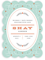 Vintage Charm Birth Announcements