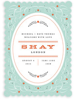 Vintage Charm Birth Announcements