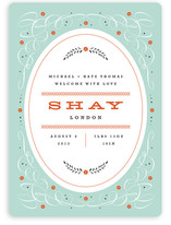 Vintage Charm Birth Announcements