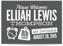 Weights and Measures Birth Announcements