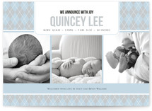 Argyle Welcome Birth Announcements