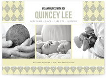 Argyle Welcome Birth Announcements