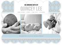 Argyle Welcome Birth Announcements