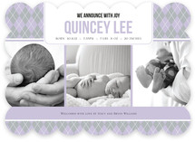 Argyle Welcome Birth Announcements
