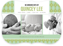 Argyle Welcome Birth Announcements