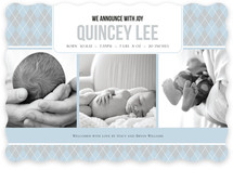 Argyle Welcome Birth Announcements