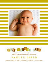 Blocks Birth Announcements, by Oscar+Emma Design