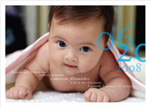 Belle Memoire Birth Announcements, by Helena Seo Design