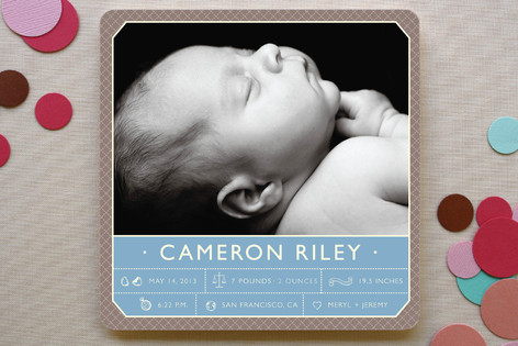 Stats Birth Announcements