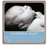 Stats Birth Announcements