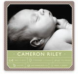 Stats Birth Announcements