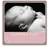 Stats Birth Announcements