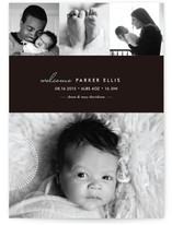 chic baby Birth Announcements