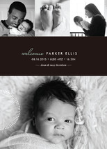 chic baby Birth Announcements, by kelli hall