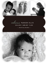 chic baby Birth Announcements