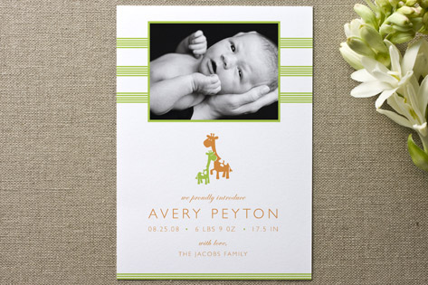 Cuddle Birth Announcements