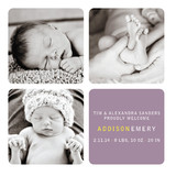 Checkers Birth Announcements, by Åsa Ranneby