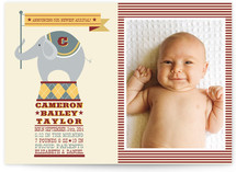 circus announcement Birth Announcements