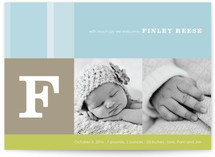 Elliott Stripe Birth Announcements