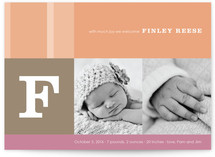 Elliott Stripe Birth Announcements