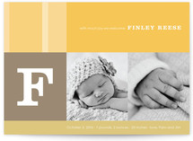 Elliott Stripe Birth Announcements