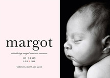 float + tiny heart Birth Announcements, by Float Paperie