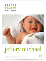 float + welcome Birth Announcements