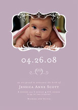 Garden Feast Birth Announcements, by Helena Seo Design