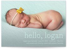 Hello Baby Birth Announcements