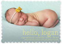 Hello Baby Birth Announcements