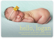Hello Baby Birth Announcements