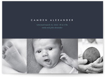 high style baby Birth Announcements