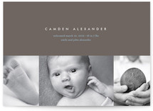 high style baby Birth Announcements