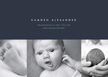 high style baby Birth Announcements, by kelli hall