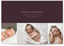 high style baby Birth Announcements