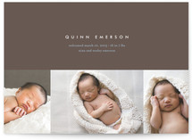 high style baby Birth Announcements