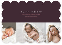 high style baby Birth Announcements