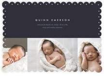high style baby Birth Announcements