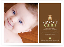 Teddy Bear Birth Announcements