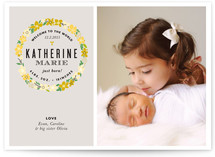 Sweet Wreath Birth Announcements