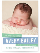 Bold Babe Birth Announcements