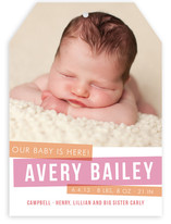 Bold Babe Birth Announcements